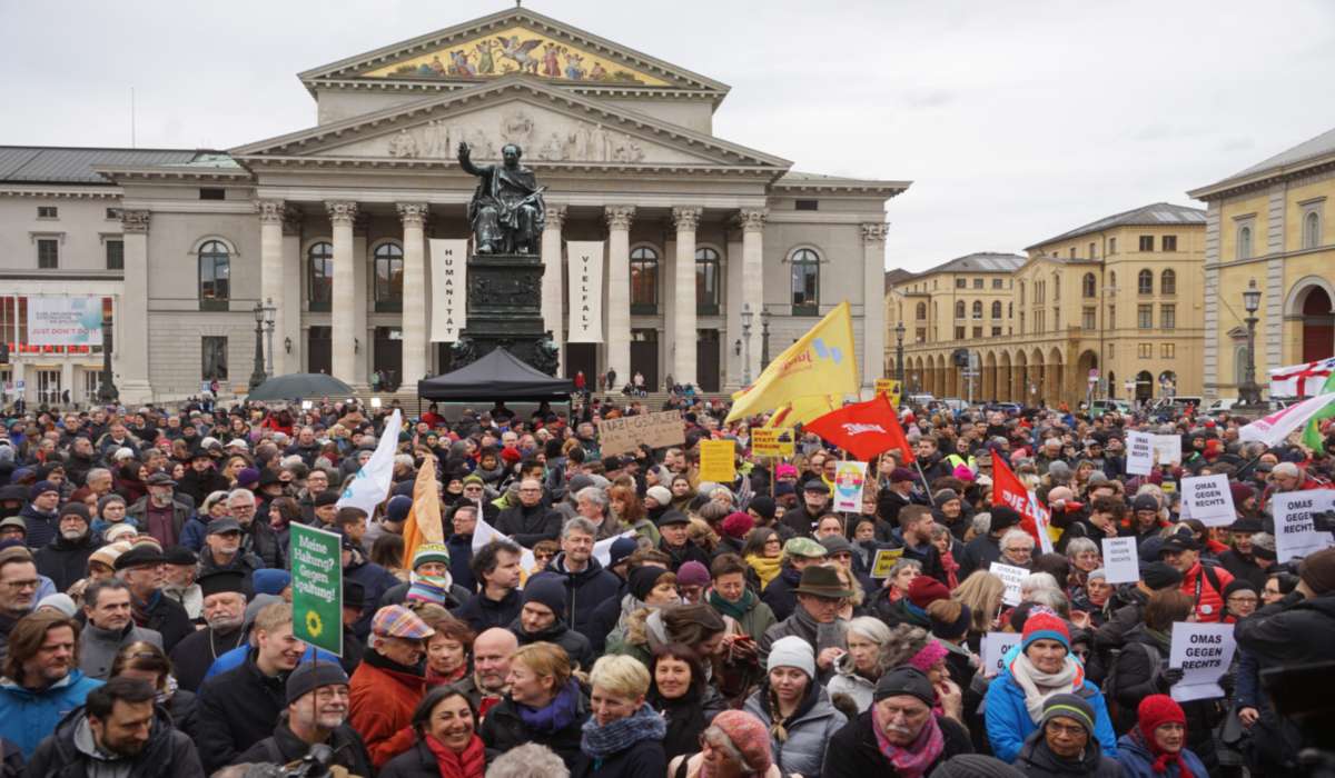 Μόναχο: Η Εκκλησία μας σε διαδήλωση ενάντια στο ακροδεξιό κόμμα AFD 4