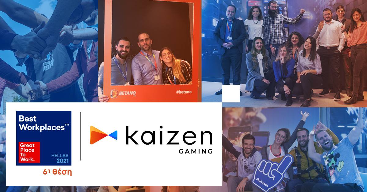 Kaizen Gaming: 6η θέση της λίστας Best Workplaces 2